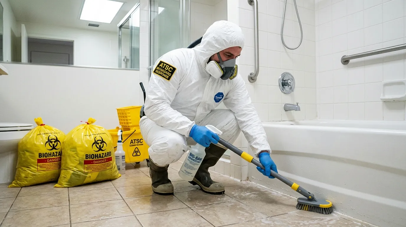 Decontamination equipment deployed for Blood Cleanup in Weslaco